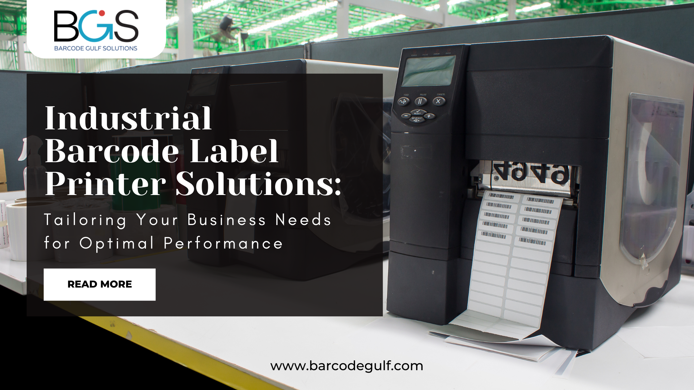 Industrial Barcode Label Printer Solutions Tailoring Your Business Needs for Optimal Performance- BGS